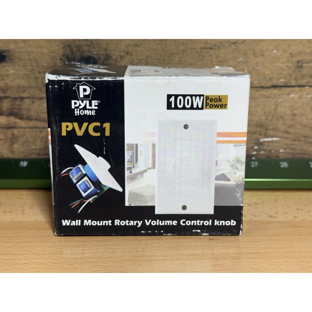 Pyle Home PVC1 Wall-Mount 100W Rotary Volume Control – Decora In-Wall Audio Knob